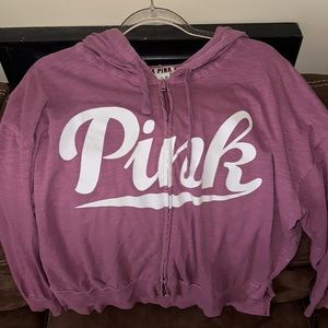 Pink Victoria secret hoodie sz M
